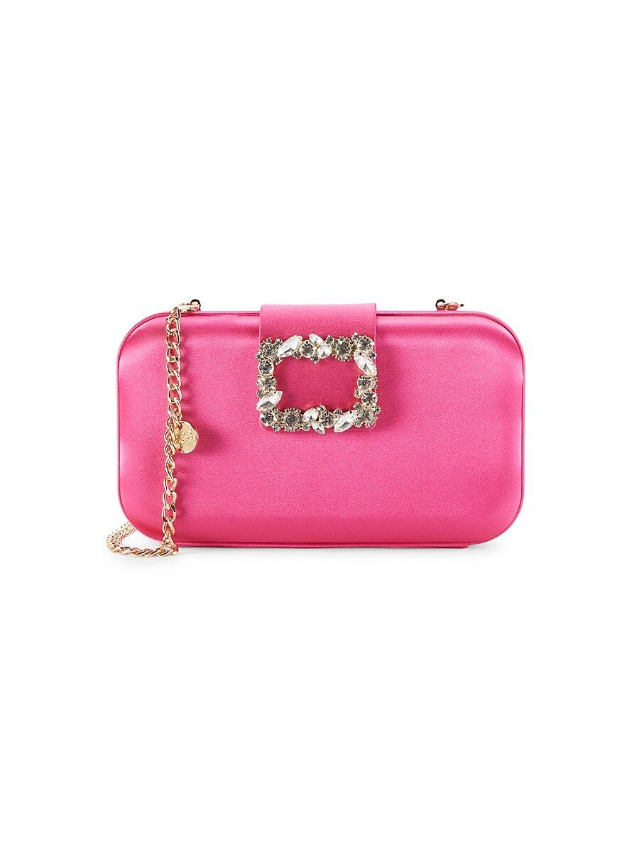 Badgley Mischka Women's Glass Bead Embellishment-Trim Shoulder Bag - Hot Pink | Saks Fifth Avenue OFF 5TH