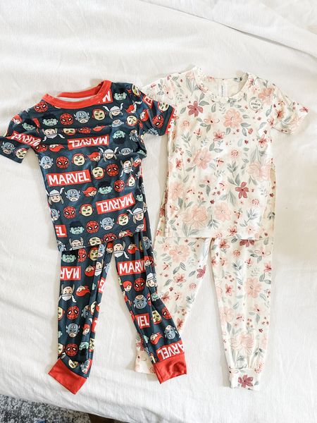 super soft pajamas for my toddlers for their easter baskets 

marvel viscose pajama set
modern moments by gerber spring floral pajama set