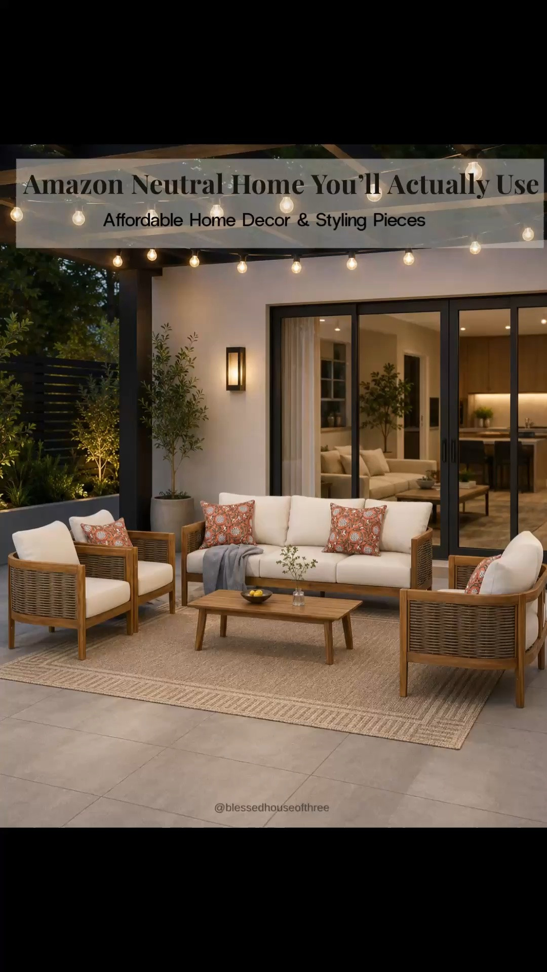 Amazon neutral home finds that actually get used around our house 🤍 Affordable home decor and styling pieces that give that high-end look without the designer price tag. Loving these cozy patio and outdoor entertaining finds, neutral textures, and pieces that make your space feel warm and pulled together for summer. Follow me on LTK for daily fashion, home decor & Amazon finds.

#LTKHome #LTKSaleAlert