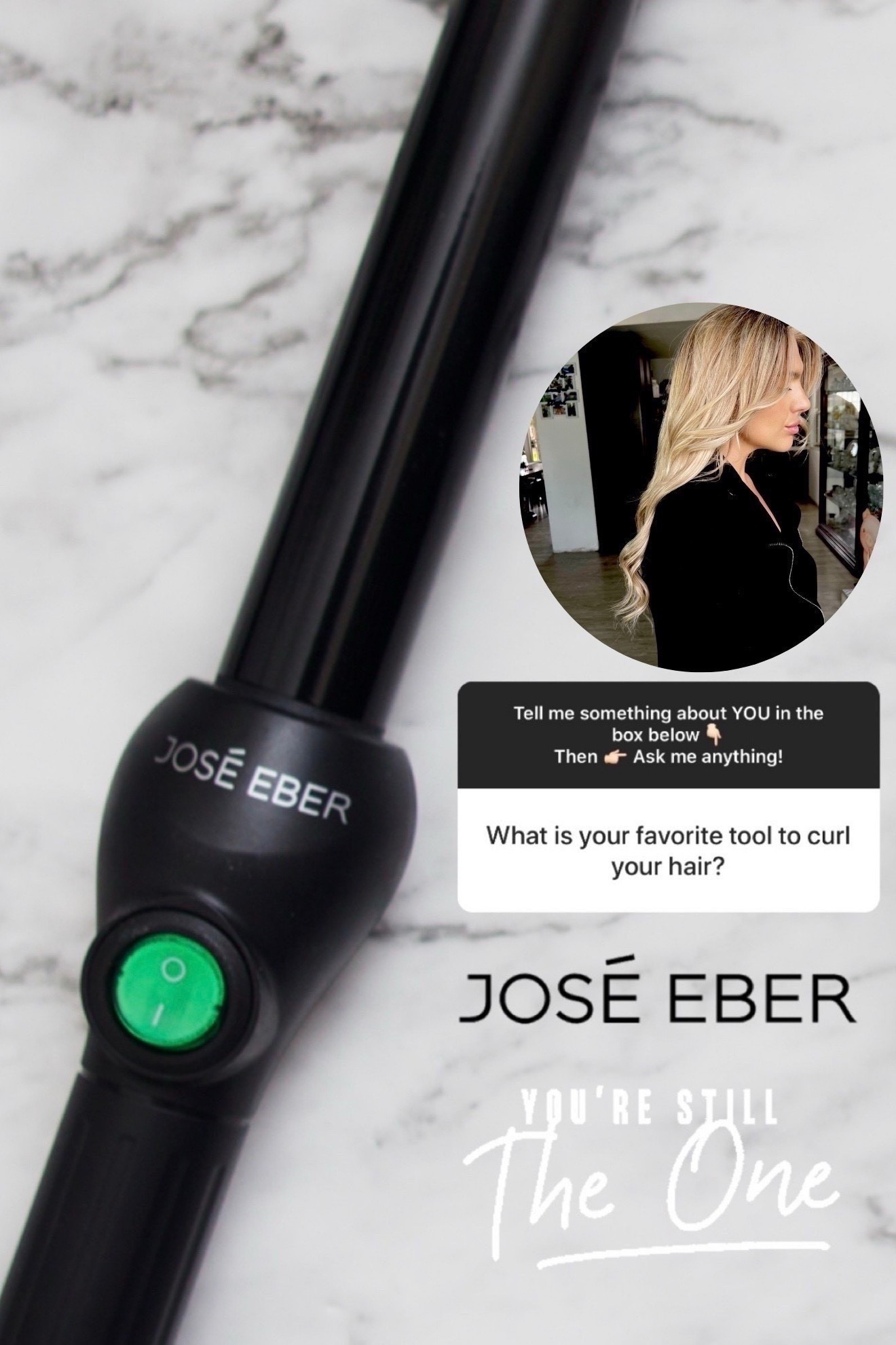 Q: What is your favorite tool to curl your hair? 
A: I learned to curl my hair with a #JoseEber wand and it’s still what I use today! #curlingwand  #liketkit @liketoknow.it #LTKbeauty #LTKunder100 

#LTKGiftGuide #LTKBeauty #LTKCyberWeek