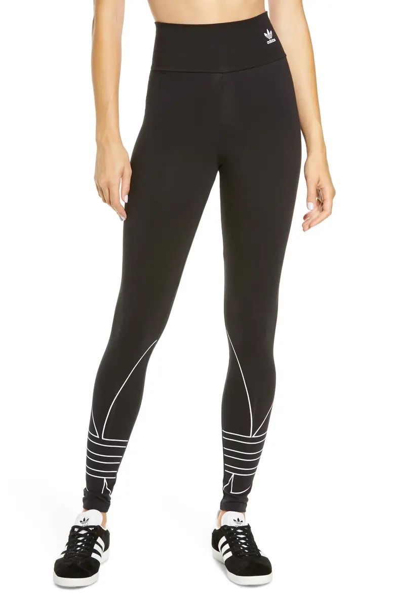 adidas Adicolor Large Logo Tights | Nordstrom