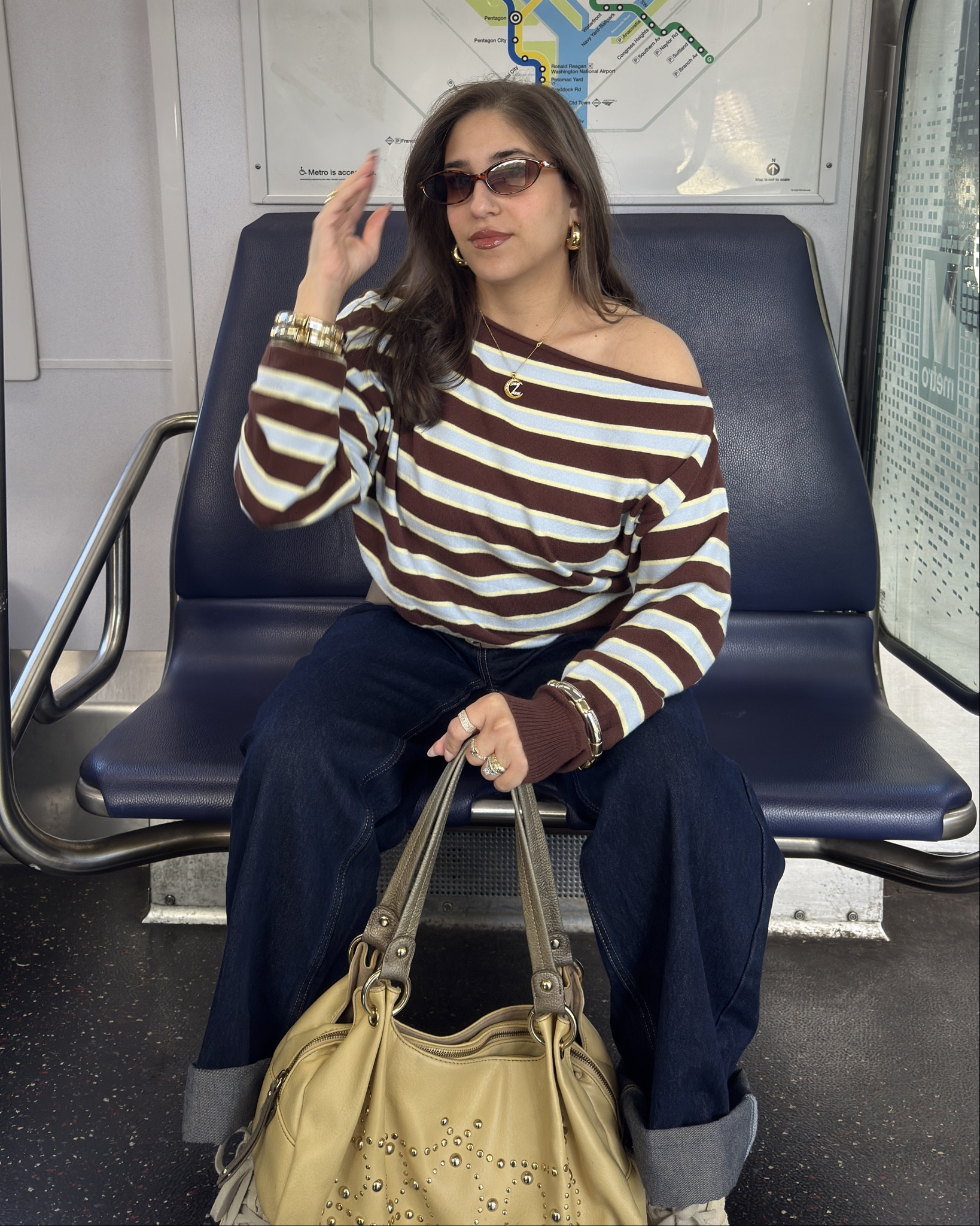 Stripes for fall ? Brown and blue combo can’t go wrong 

#LTKStyleTip #LTKSeasonal #LTKFindsUnder50