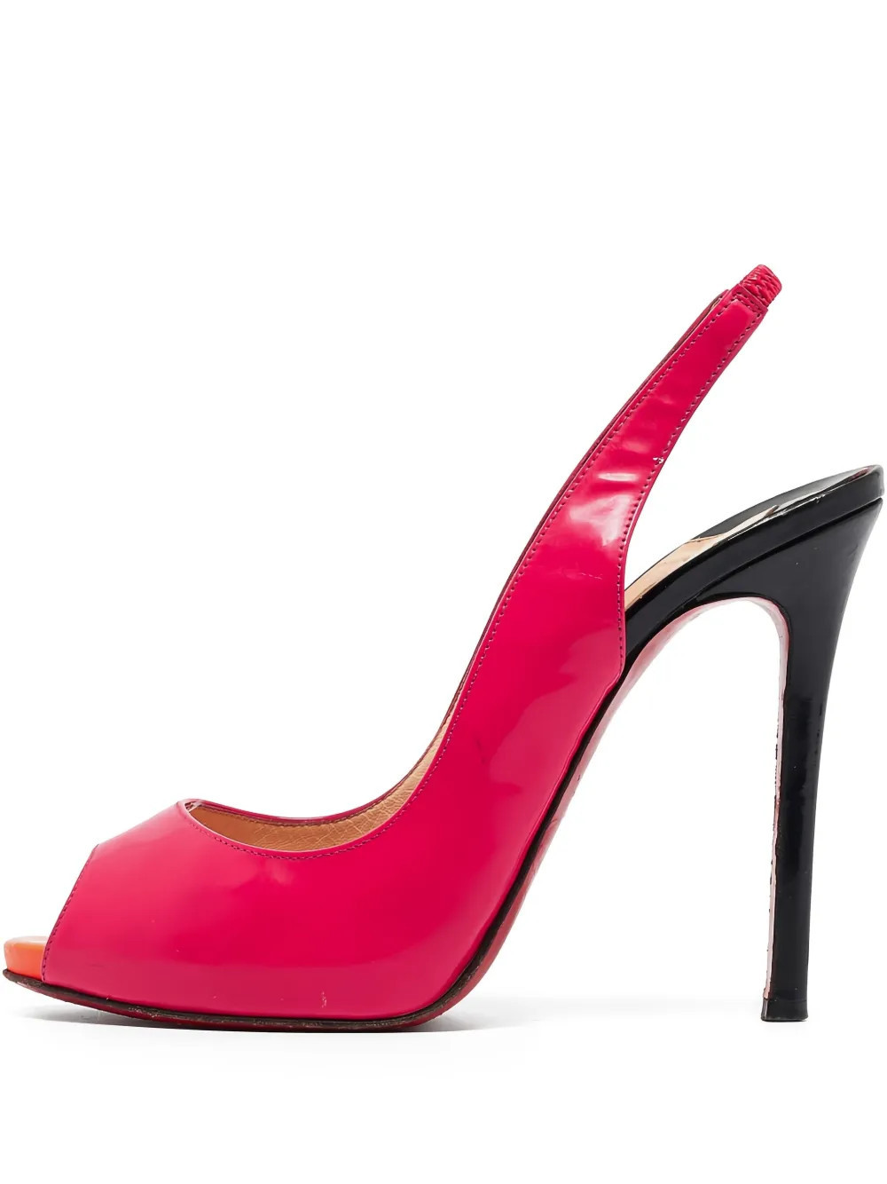Christian Louboutin Pre-Owned 115mm leather heeled pumps - Pink | Farfetch Global
