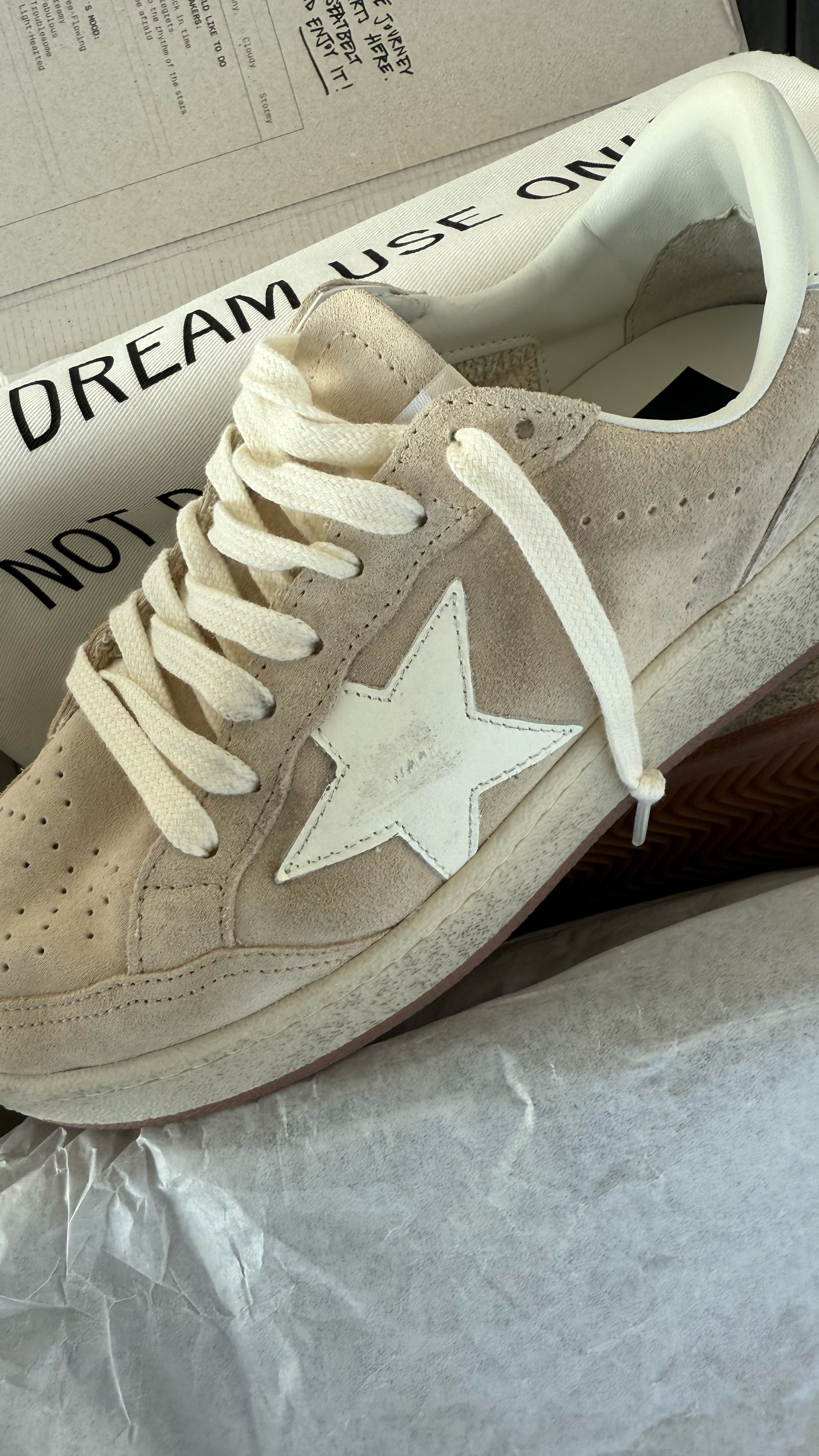 The #GoldenGoose BallStar2 style is HERE 👏🏼 This have an elevated arch, cushiony sole & overall more comfort than my other styles. Size DOWN, I’m a 37 across the board and the 36s even are a bit roomy! Plus this style is ON SALE ❗️

#LTKShoeCrush #LTKSaleAlert #LTKMostLoved