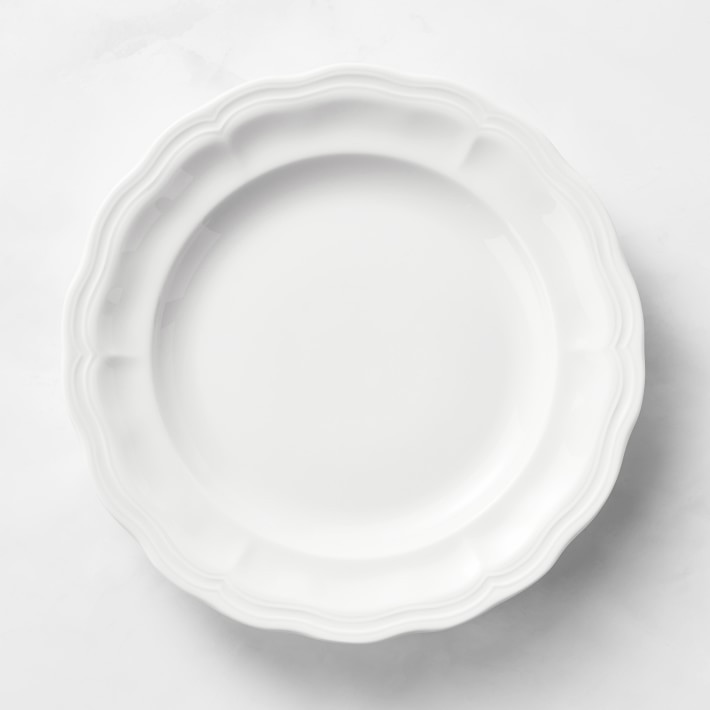 Pillivuyt Queen Anne Porcelain Dinner Plate, Each | Williams-Sonoma