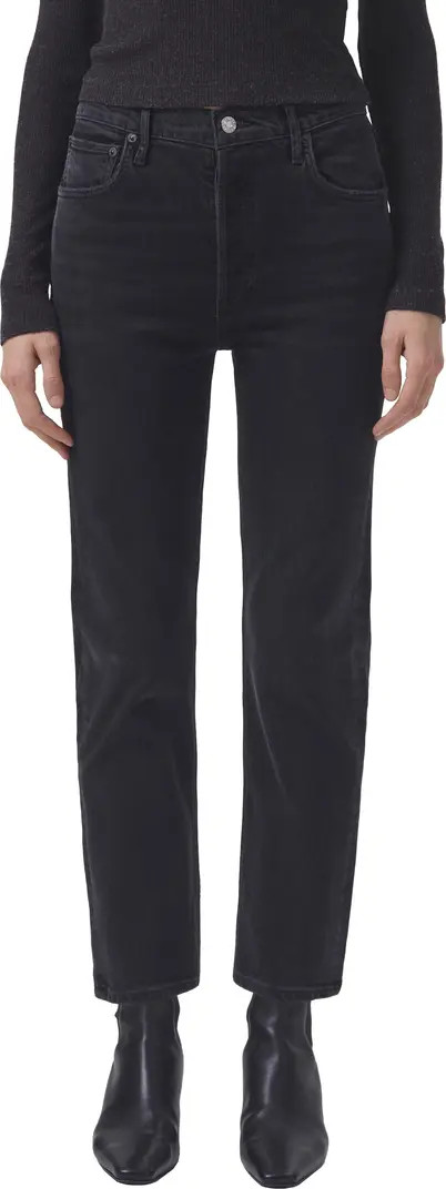 Riley High Waist Straight Leg Jeans | Nordstrom