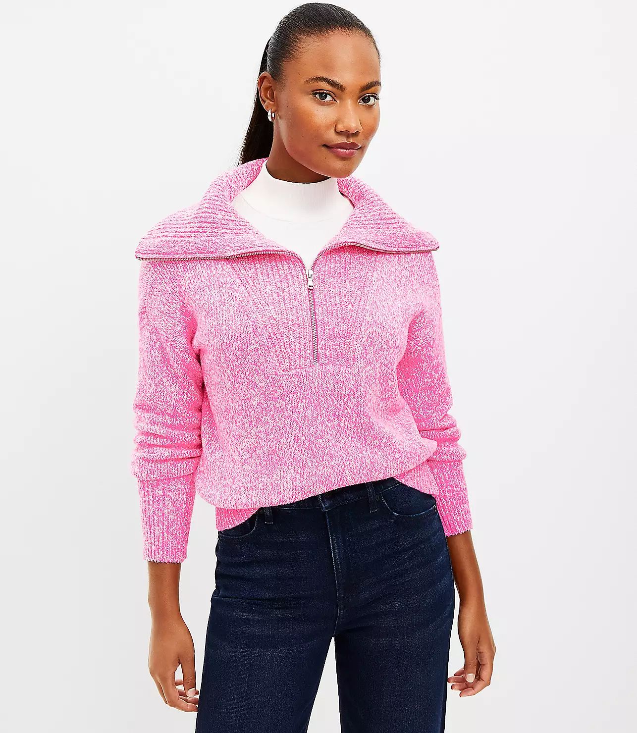 Half Zip Sweater | LOFT