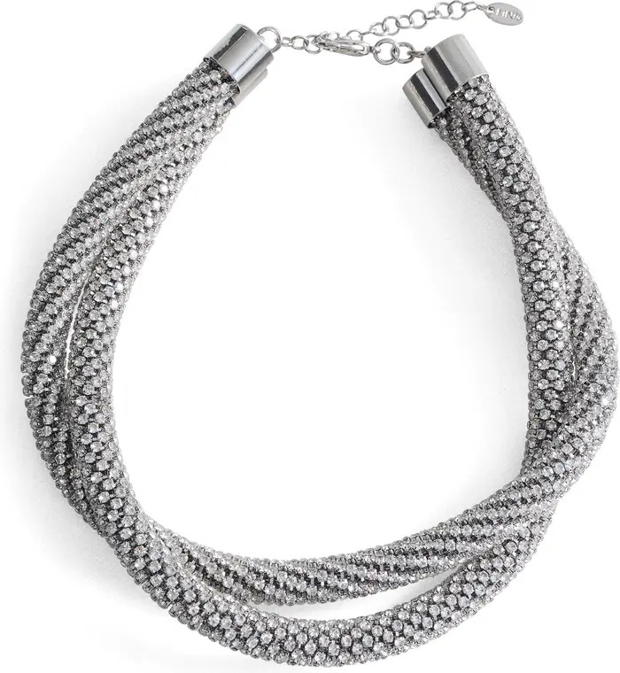 MANGO Double Crystal Rope Necklace | Nordstrom | Nordstrom