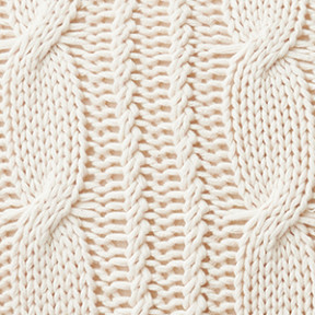 Chunky Cable Knit Throw - Khaki Green | The Company Store