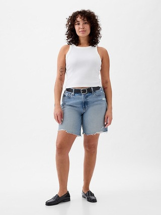 8" Mid Rise '90s Loose Denim Bermuda Shorts | Gap (US)