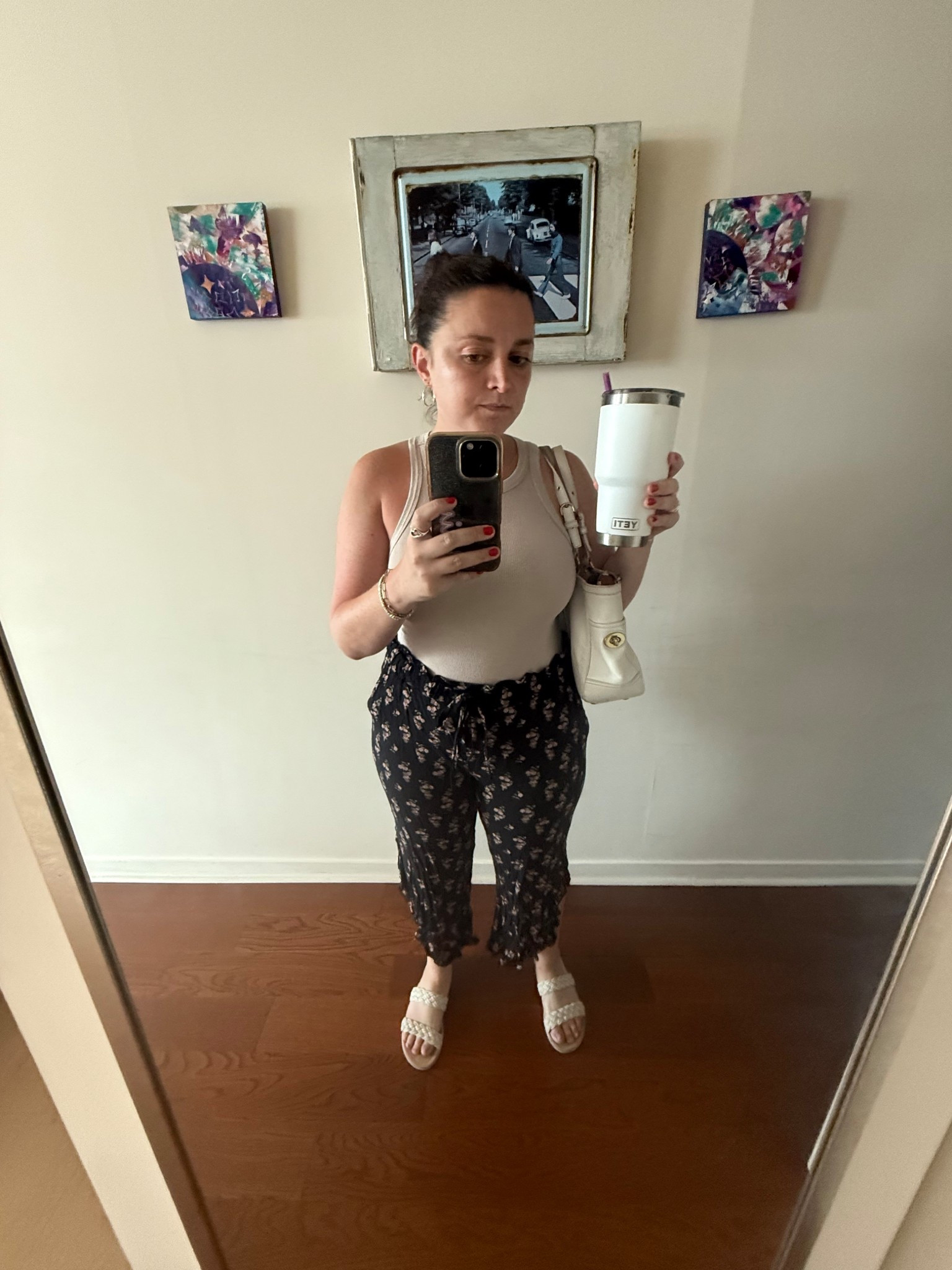 Floral pants and a nude bodysuit because i am hanging on TIGHT to summer!

#LTKMidsize #LTKStyleTip #LTKSeasonal