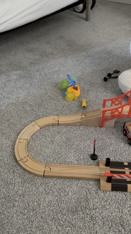 We bought this train track set for Beckham’s first Christmas last year knowing he’d growing into enjoying it throughout this past year. He loves it now! He calls the bridge a “slide” and has the best time helping the cars go down the slide. Such a great gift for a kiddo!

#LTKfindsunder50 #LTKGiftGuide #LTKHoliday