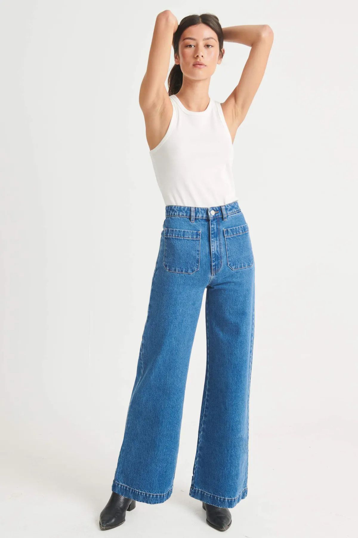 Sailor Jean Long - Ashley Blue | Rolla's Jeans US/CAN