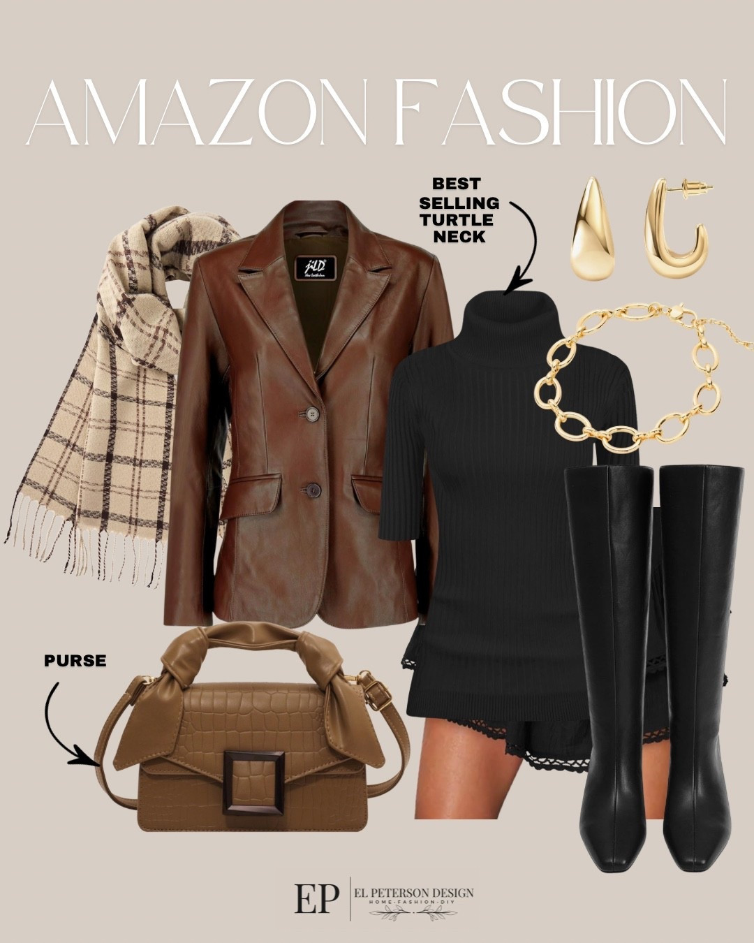 Amazon fashion
Jacket
Scarf
Purse
Turtle neck
Earrings
Bracelet
Skirt 

#LTKStyleTip 

#LTKFindsUnder100 #LTKFindsUnder50