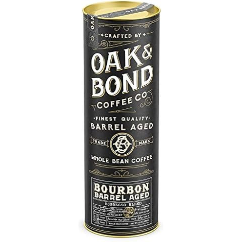 Kentucky Bourbon Whiskey Barrel Aged Coffee, Brazil Single Origin Whole Coffee Bean, Medium Roast... | Amazon (US)