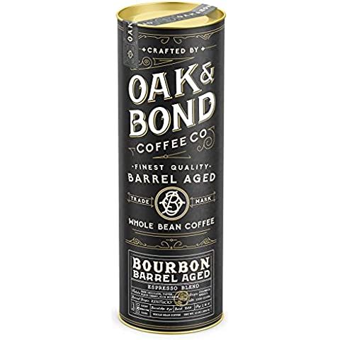 Kentucky Bourbon Whiskey Barrel Aged Coffee, Brazil Single Origin Whole Coffee Bean, Medium Roast... | Amazon (US)