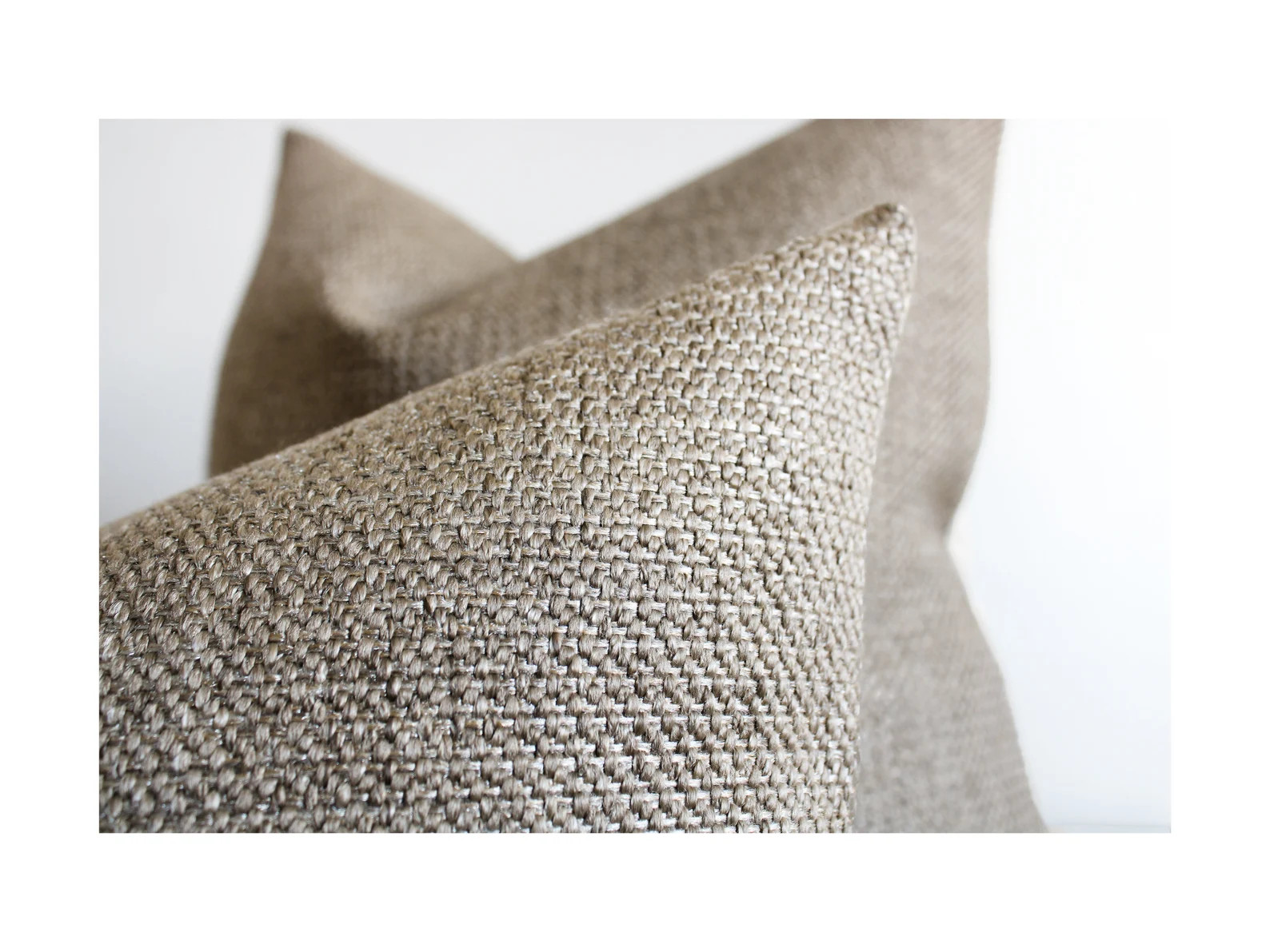 Textured Neutral Pillow Cover → Minimalist Beige Throw Pillow | Beige Coastal Decor | Beige Boh... | Etsy (Global)
