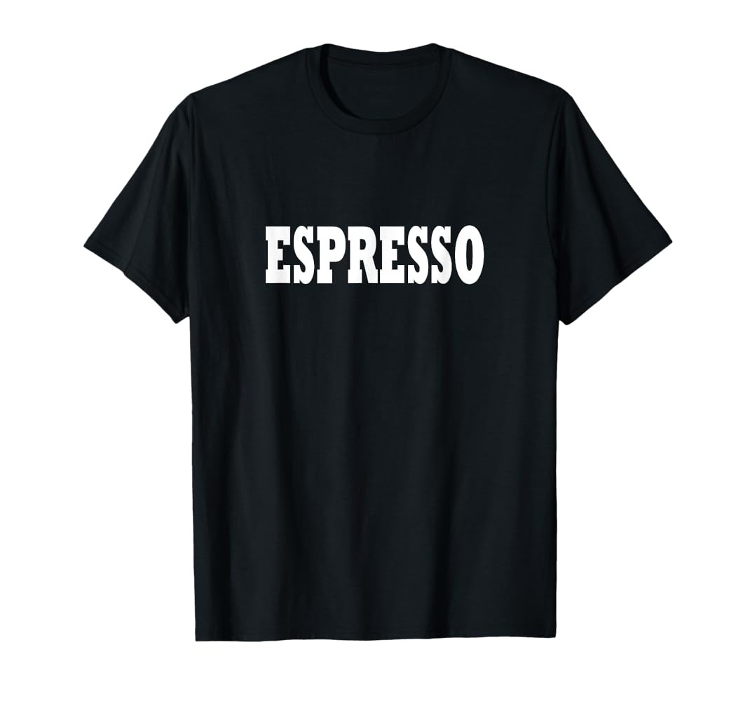 Espresso Costume Halloween T-Shirt | Amazon (US)