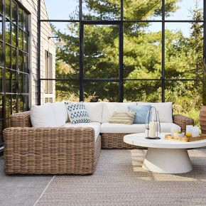 Westport Outdoor 3-Piece L-Shaped Sectional (108") | West Elm (US)