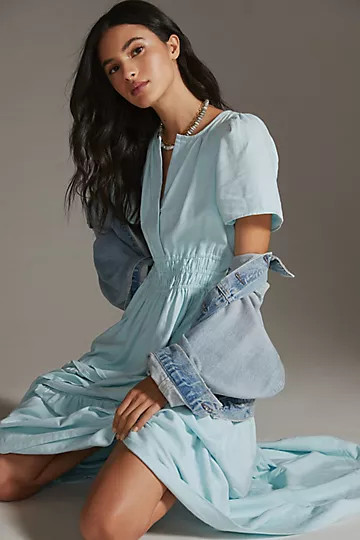 The Somerset Maxi Dress: Linen Edition | Anthropologie (US)