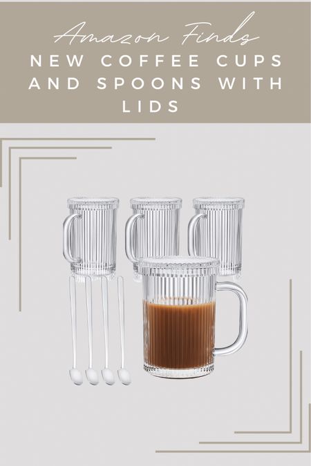 New Amazon finds. Coffee cups with lids and spoons. #amazonfinds #amazonhome #newtoamazon #coffeecups #coffeecupset

#LTKhome #LTKunder50 #LTKGiftGuide