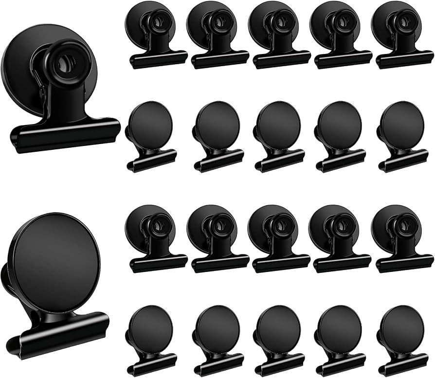 DIYMAG Magnetic Clips,20pack Fridge Refrigerator Magnets for Photos Holders | Amazon (US)