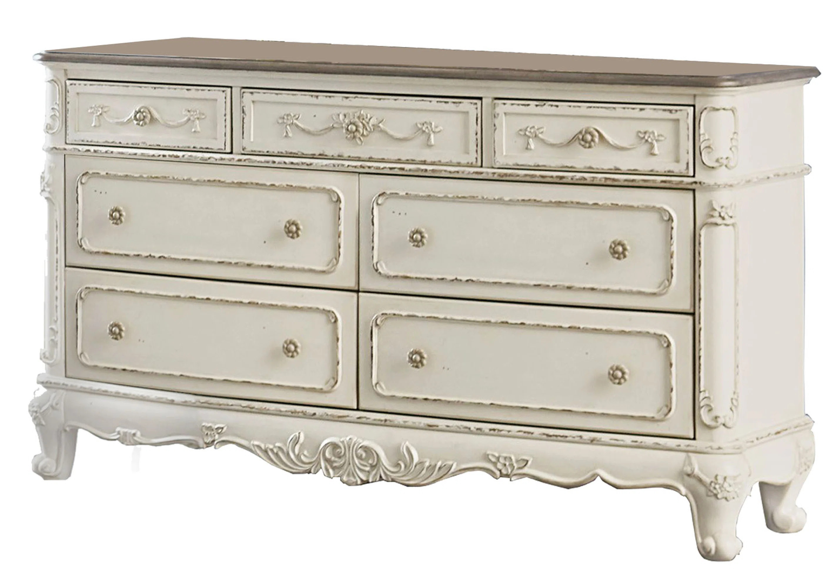 One Allium Way® Garris 4 Drawer Double Dresser | Wayfair | Wayfair North America
