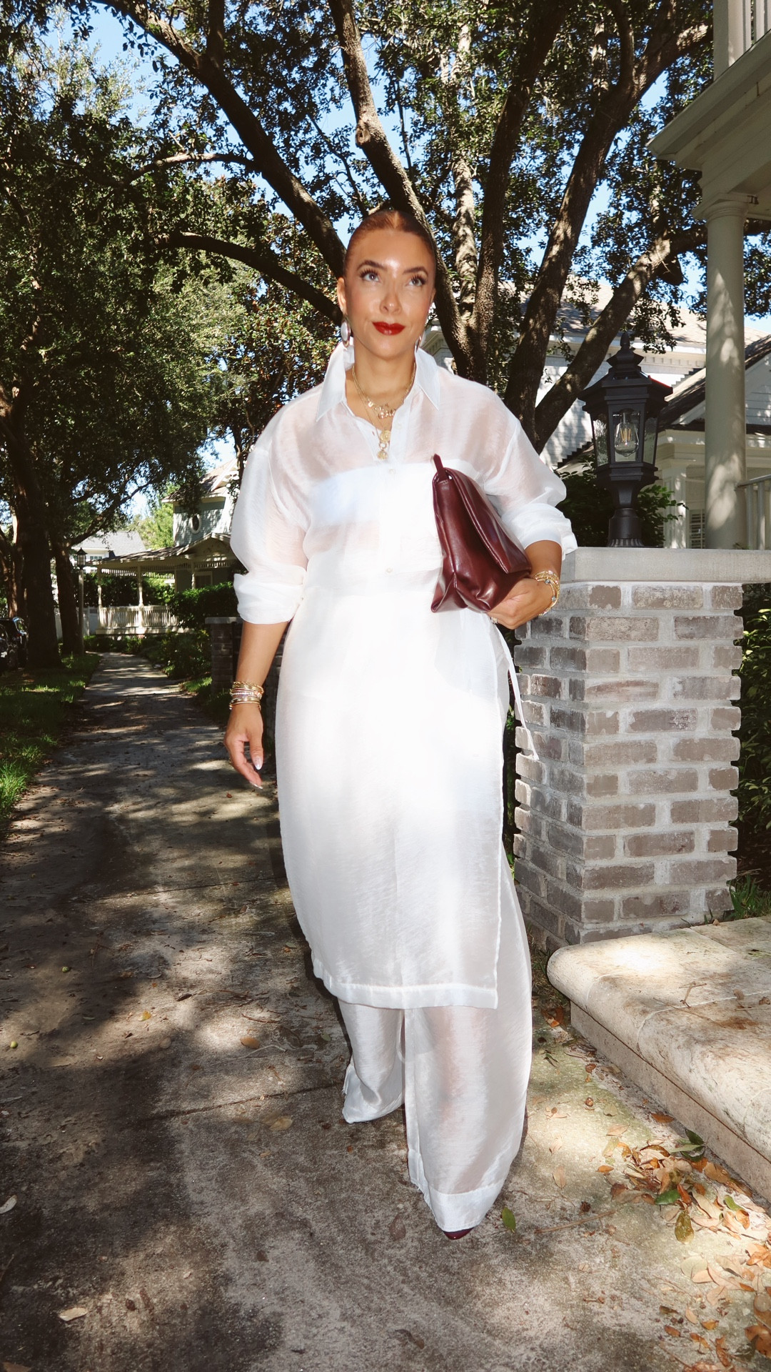 Against the fashion rules in this all white outfit in the fall 🤍🍂

#LTKOver40 #LTKStyleTip