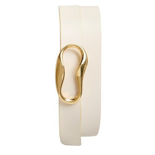 Bruno Magli Womens Belt, VIVIANA Ivory | Amazon (US)