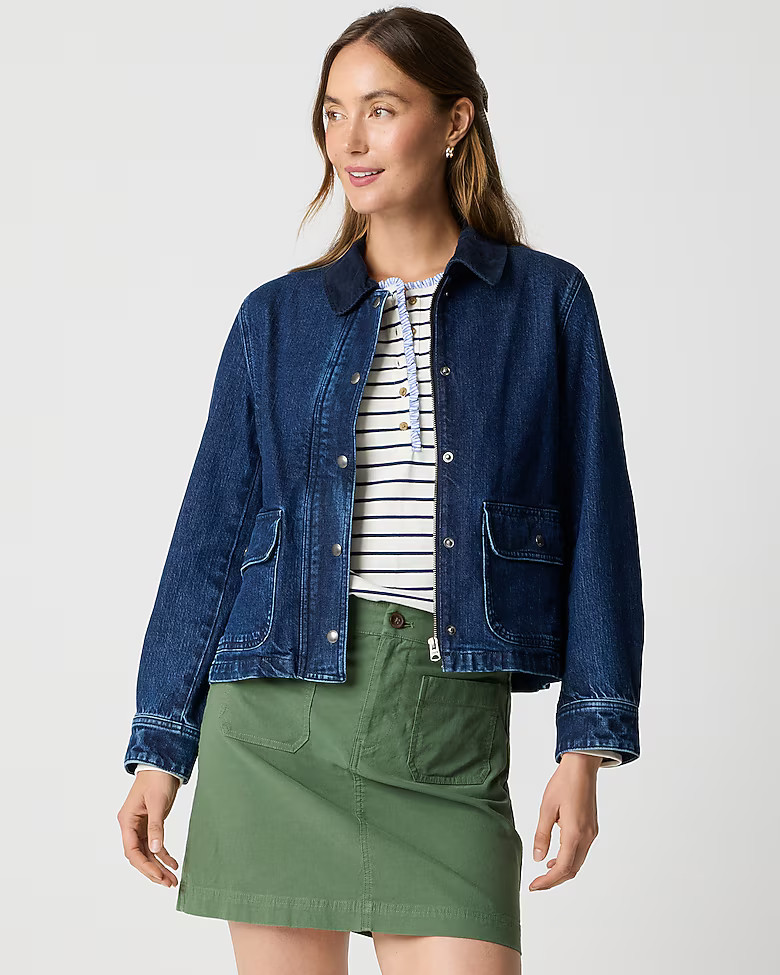 Denim field jacket | J.Crew Factory