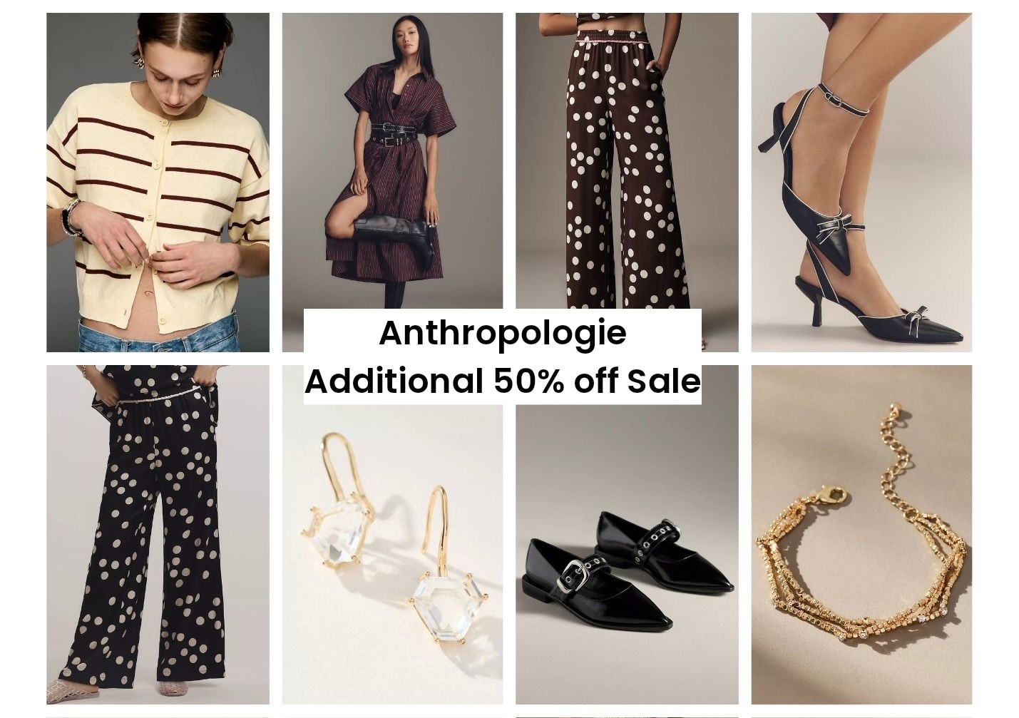 @Anthropologie- additional 50% off sale! Here is a round up of items! 

 

#LTKSaleAlert