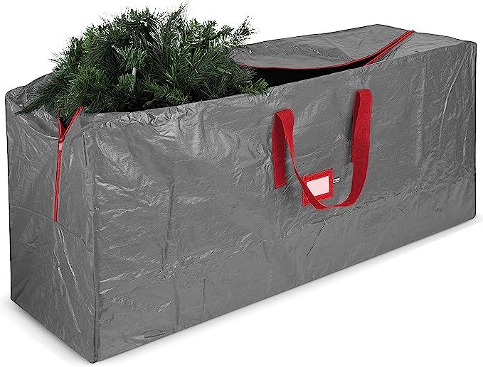 Large Christmas Tree Storage Bag - Fits Up to 9 ft Tall Holiday Artificial Disassembled Trees wit... | Amazon (US)