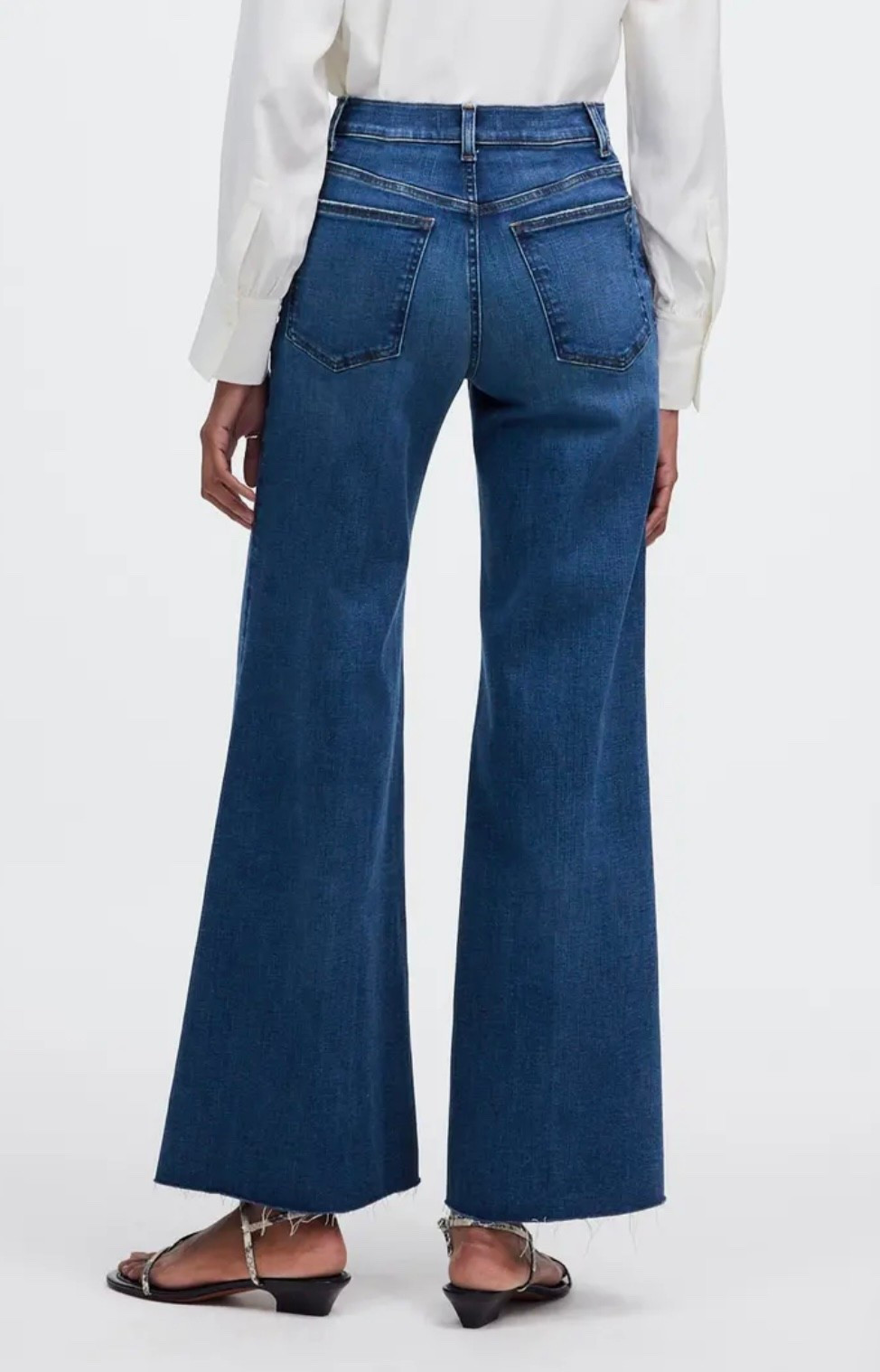 High waisted wide-leg jeans - just ordered! I plan to wear them with wrap sandals early Fall and sneakers and mesh ballet flats when the weather cools down

#LTKStyleTip #LTKFindsUnder100 #LTKSaleAlert