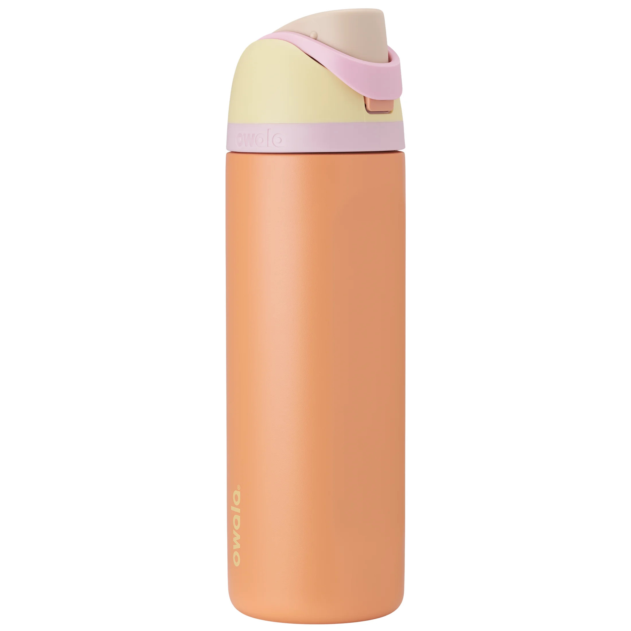 Owala FreeSip Stainless Steel Water Bottle, 24oz, Flamango Salmon | Walmart (US)