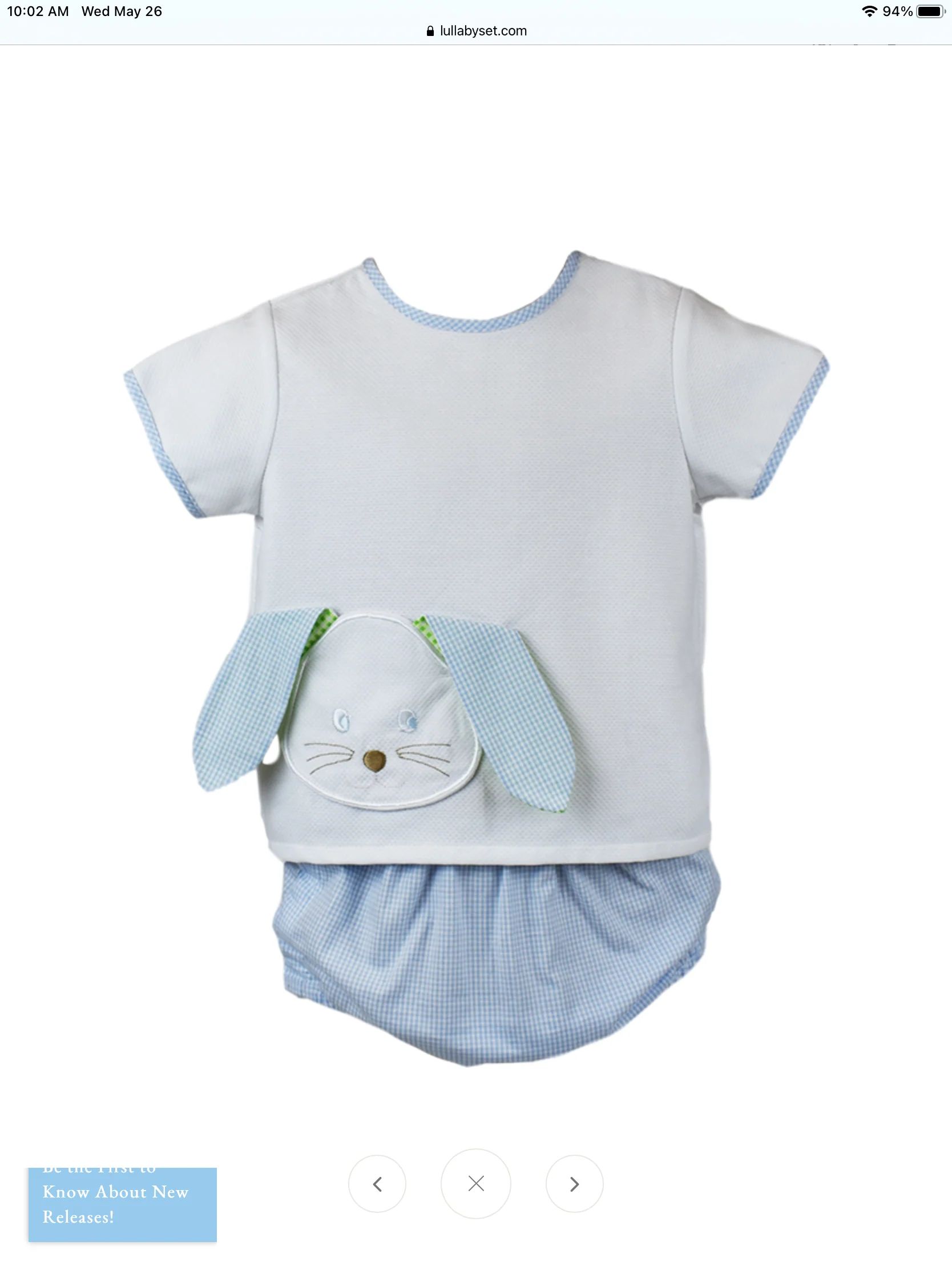 Abbott Diaper Set- Bunny Pocket | Haute Totz