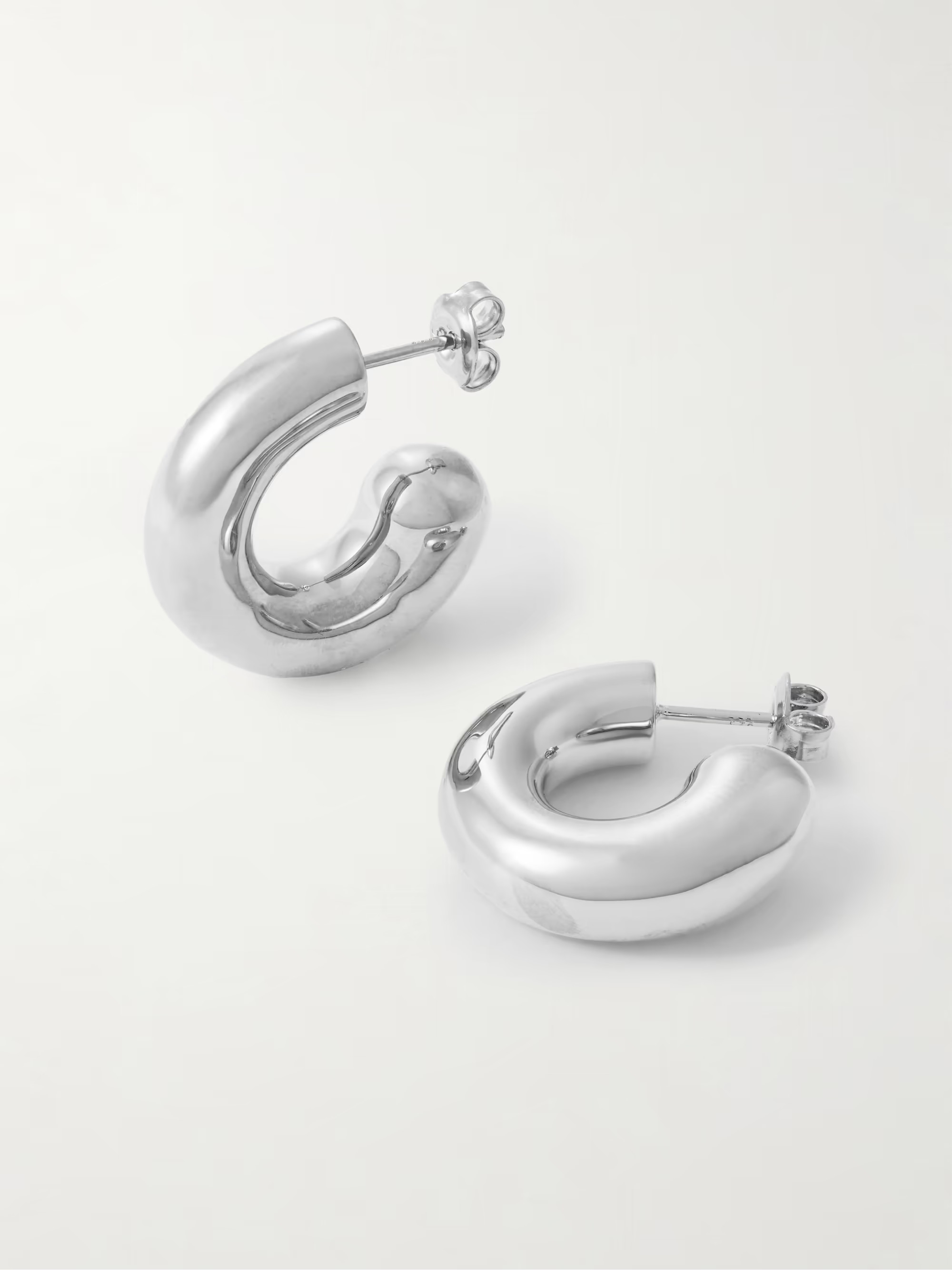 The Rose silver hoop earrings | NET-A-PORTER (UK & EU)