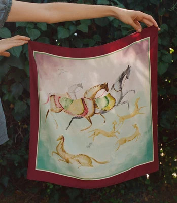 PETIT PENNY BANDANA -- GALLOPS FOULARD | DOEN