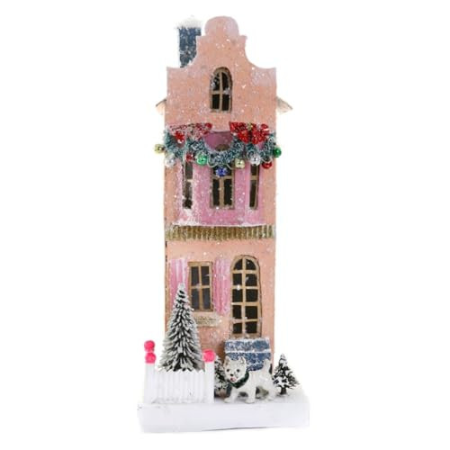 Cody Foster & Co Pink Townhouse Christmas Village Building HOU-335 | Amazon (US)