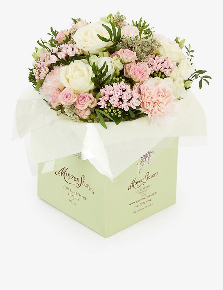 Pink and White roses bouquet | Selfridges
