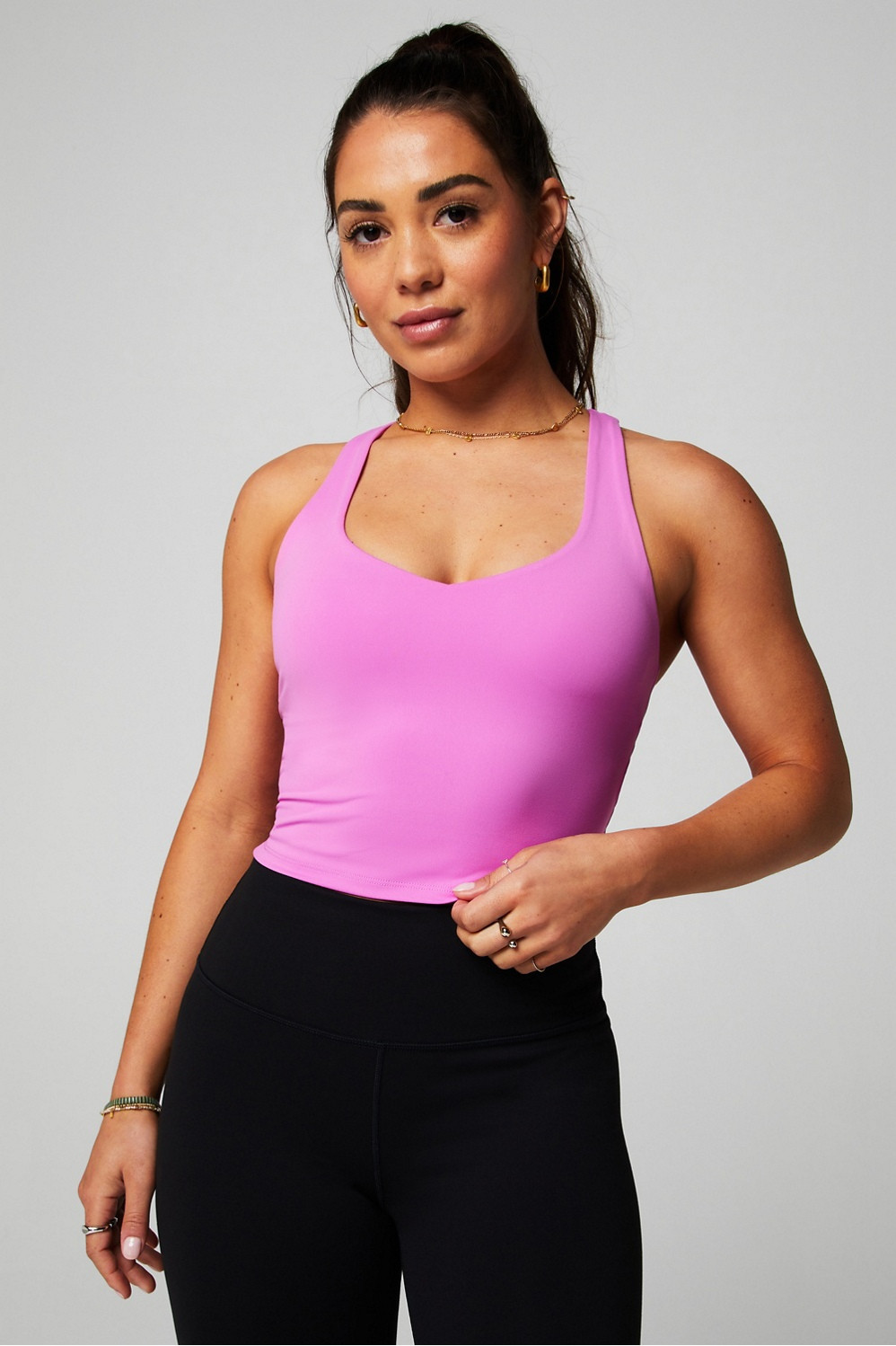 Anywhere Built-In Bra Tank | Fabletics - North America