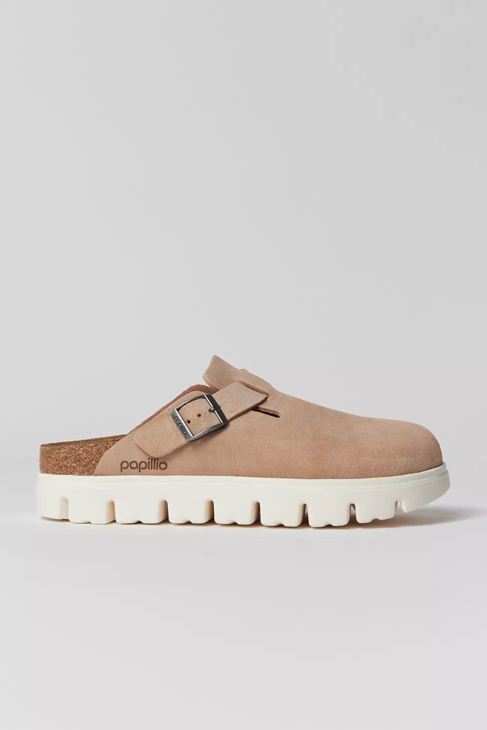 Birkenstock Women's Papillio Boston Chunky Suede Clog | Urban Outfitters (US and RoW)
