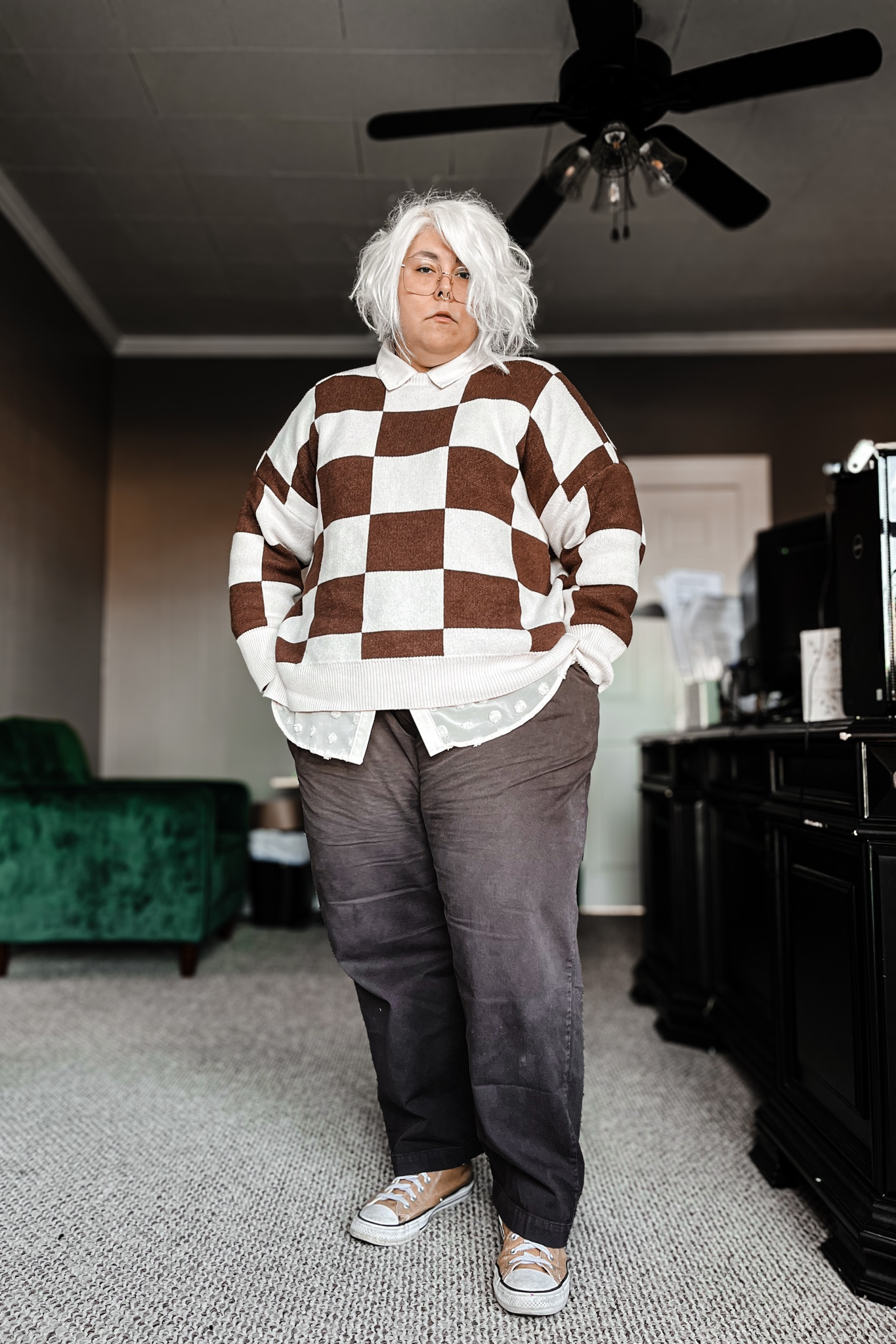 Sweater: CurveSoul 
Button Up: Shein
Pants: Big Bud Press
Shoes: Conversee

#LTKplussize #LTKstyletip #LTKmidsize