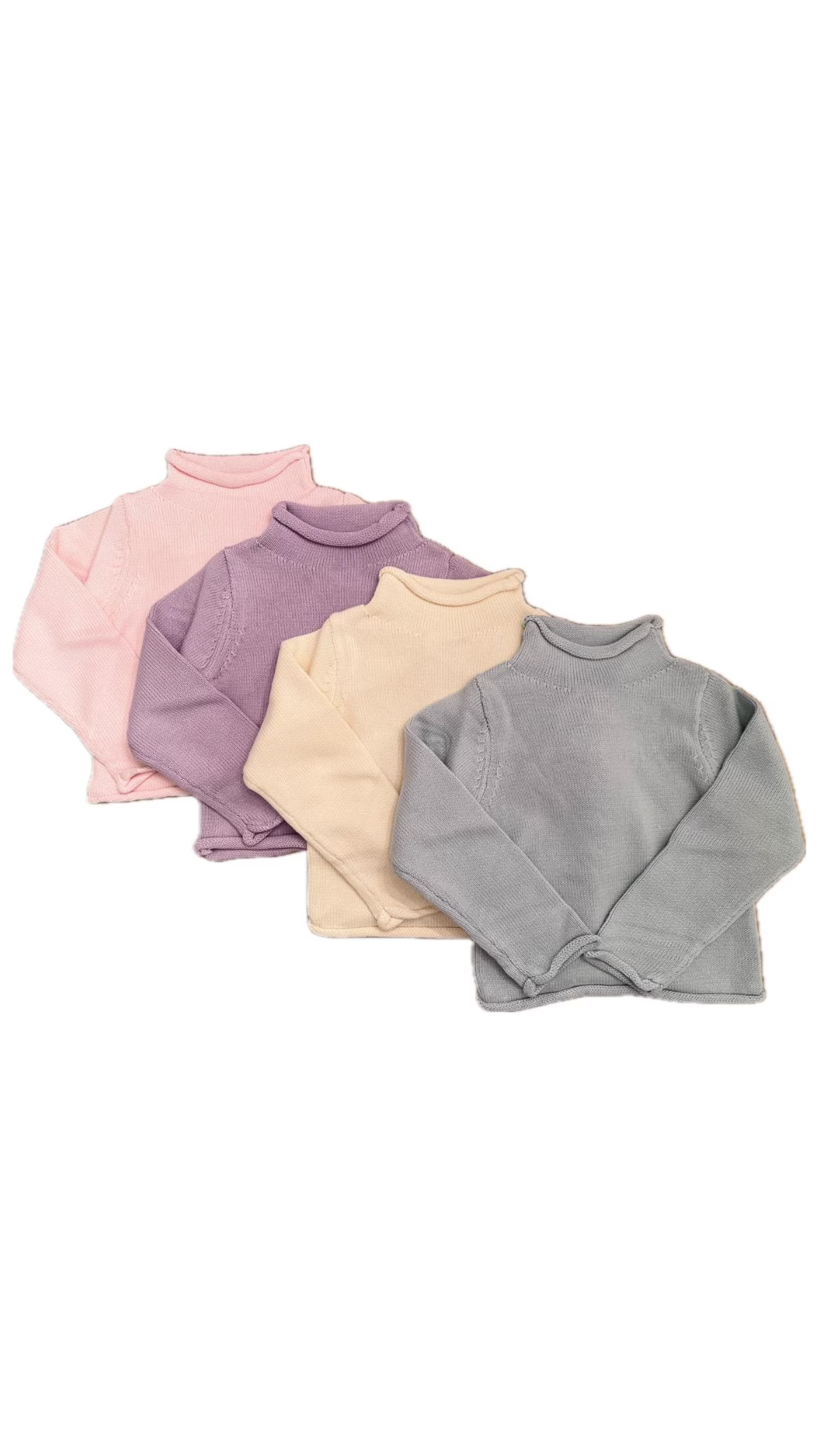 Kids Roll Neck Sweater - Blank | Etsy (US)