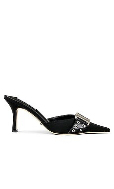 Tony Bianco Samma Mule in Black Grosgrain from Revolve.com | Revolve Clothing (Global)