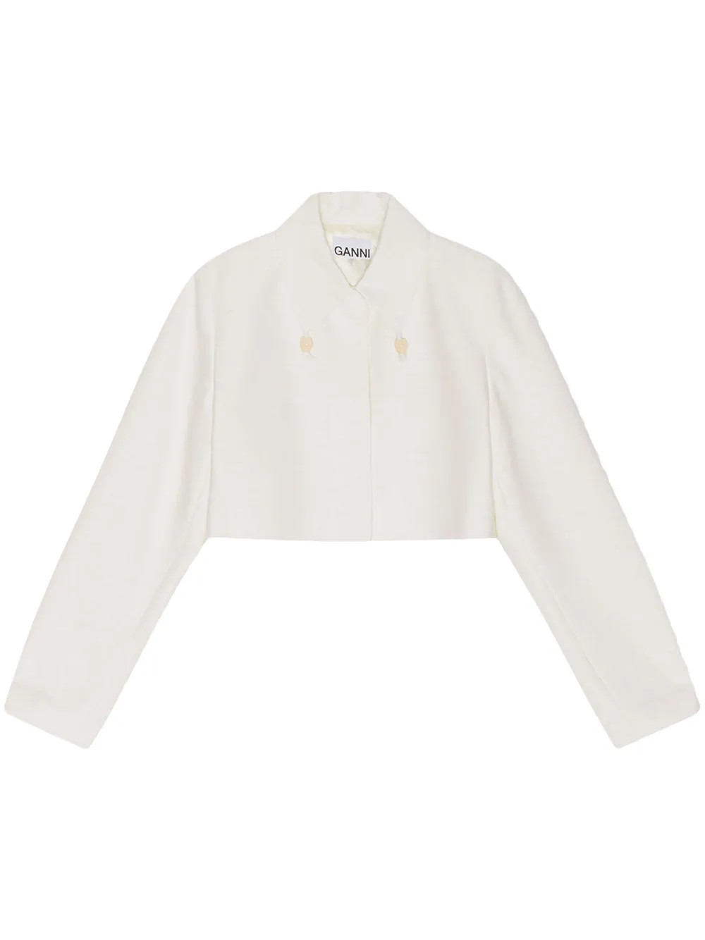 Slub cropped jacket | Farfetch Global