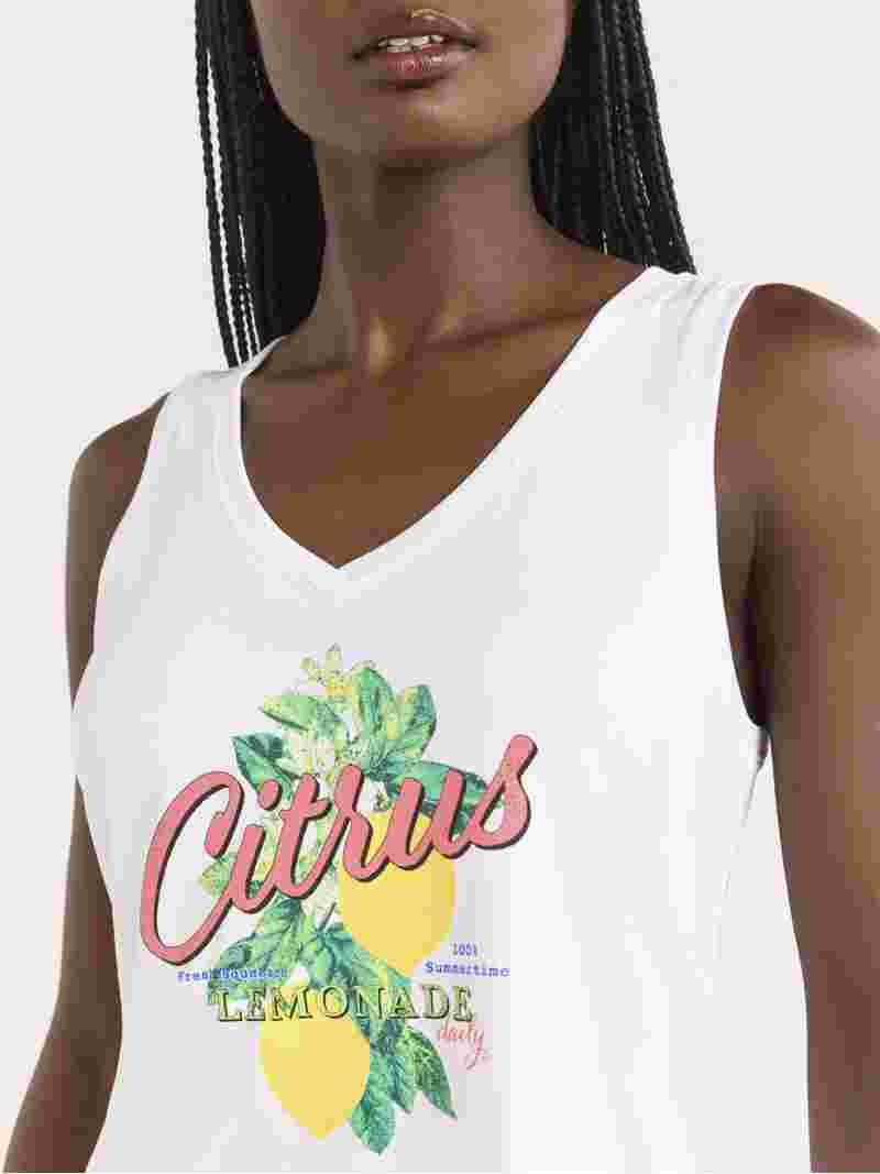 Joyspun Women's Printed Tank Top and Shorts Pajama Set, 2-Piece, Sizes XS-3X | Walmart (US)