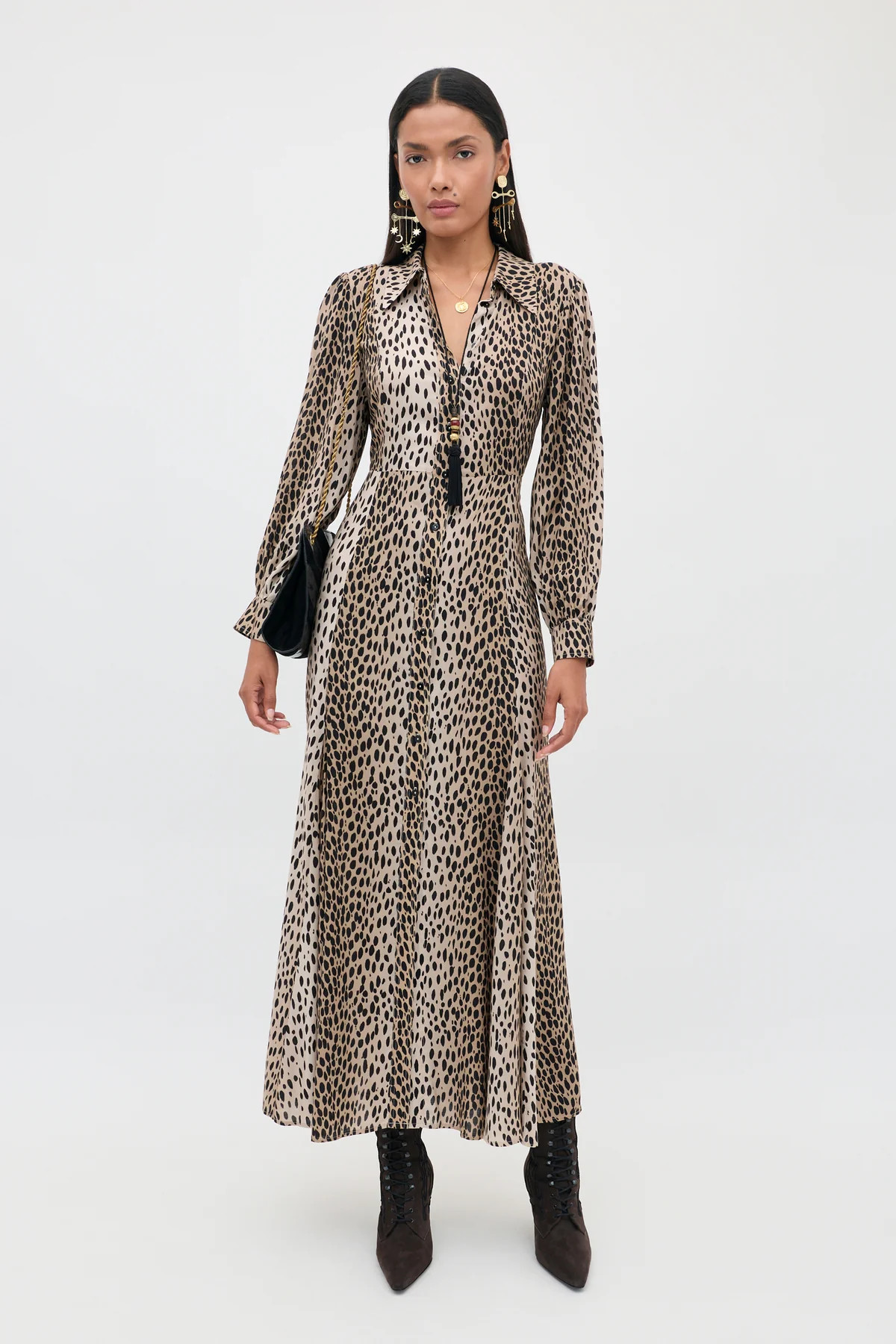 Maddison - Antelope Spot Black | Rixo