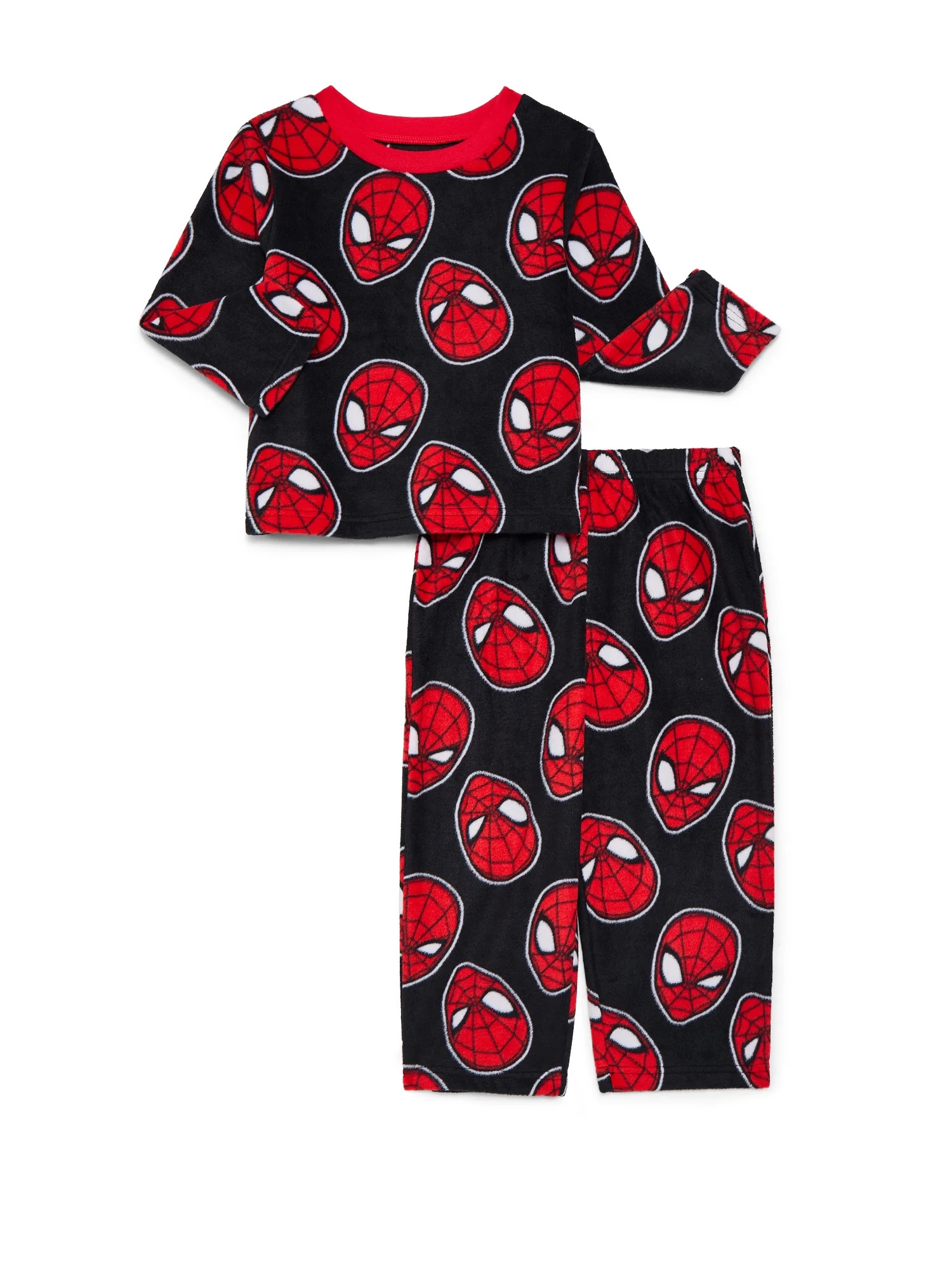 Character Toddler Long Sleeve Microfleece, 2-Piece Pajama Set, Sizes 12M- 5T | Walmart (US)