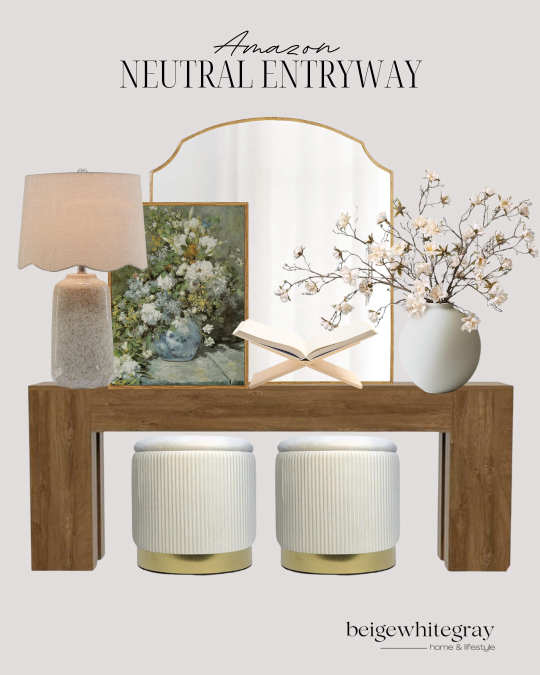 Amazon neutral entryway, entryway decor, amazon entryway decor, console table styling, modern organic home, gold mirror decor, floral artwork, neutral home styling, cozy entryway inspiration, elegant home decor, entry table styling, amazon home finds, soft neutral decor, organic modern entryway, welcoming home aesthetic

#LTKSeasonal #LTKHome