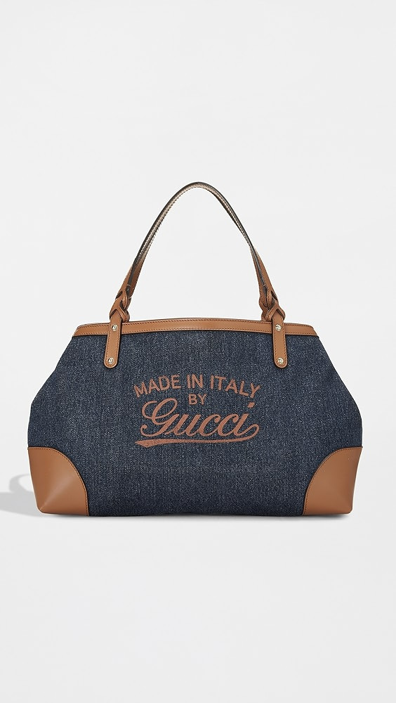 Gucci Denim Hawaii Large Tote | Shopbop
